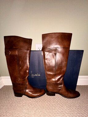 Stelle Monelle Leather Knee-High Boots - Size 38